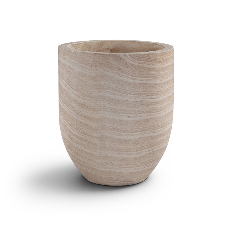 Meridian Furniture Florique Travertine Indoor / Outdoor Concrete Planter