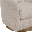 Meridian Furniture Modra Beige Performance Fabric Swivel Accent Chair