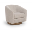 Meridian Furniture Modra Beige Performance Fabric Swivel Accent Chair