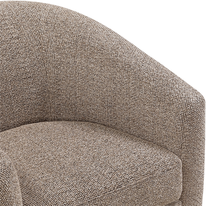 Meridian Furniture Modra Brown Performance Fabric Swivel Accent Chair