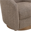 Meridian Furniture Modra Brown Performance Fabric Swivel Accent Chair