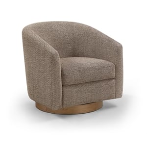 Meridian Furniture Modra Brown Performance Fabric Swivel Accent Chair