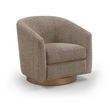 Meridian Furniture Modra Brown Performance Fabric Swivel Accent Chair