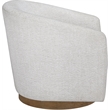 Meridian Furniture Modra Cream Performance Fabric Swivel Accent Chair