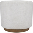 Meridian Furniture Modra Cream Performance Fabric Swivel Accent Chair