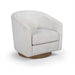 Meridian Furniture Modra Cream Performance Fabric Swivel Accent Chair