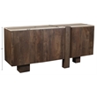 Meridian Furniture Pietra Brown Travertine And Mango Wood Sideboard / Buffet