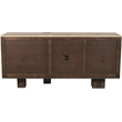 Meridian Furniture Pietra Brown Travertine And Mango Wood Sideboard / Buffet
