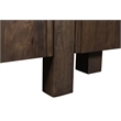 Meridian Furniture Pietra Brown Travertine And Mango Wood Sideboard / Buffet