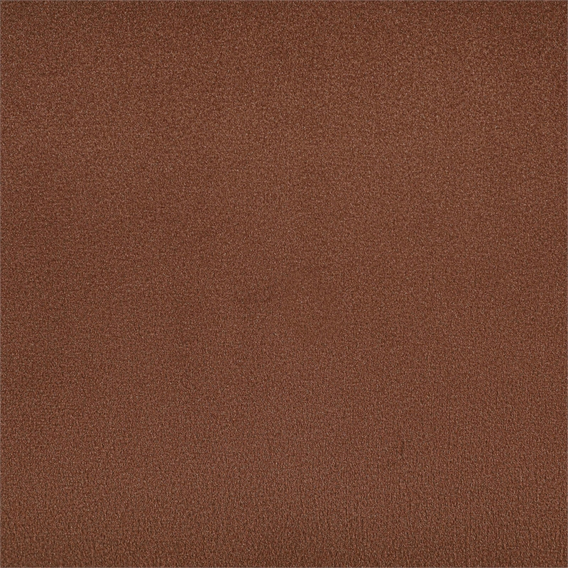 Meridian Furniture Cedra Cognac Velvet Performance Fabric Counter Stool