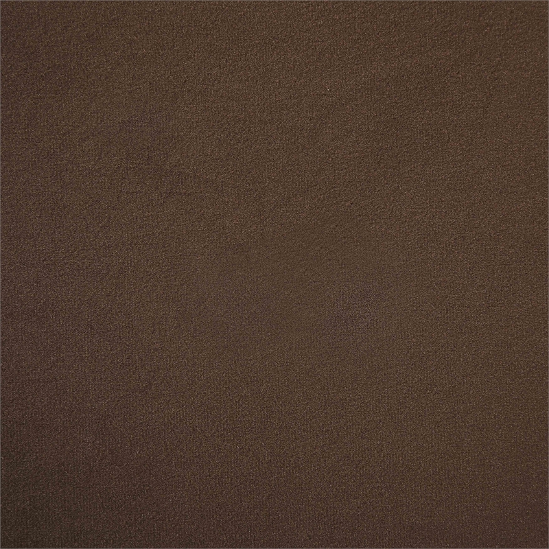 Meridian Furniture Cedra Brown Velvet Performance Fabric Counter Stool