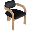 Meridian Furniture Cedra Black Velvet Performance Fabric Dining Chair (Set of 2)