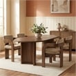 Meridian Furniture Cedra Beige Velvet Performance Fabric Dining Chair (Set of 2)