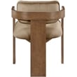Meridian Furniture Cedra Beige Velvet Performance Fabric Dining Chair (Set of 2)