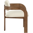 Meridian Furniture Cedra Cream Velvet Performance Fabric Dining Chair (Set of 2)
