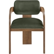 Meridian Furniture Cedra Green Velvet Performance Fabric Dining Chair (Set of 2)
