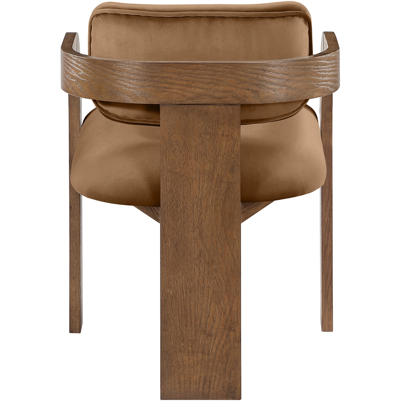 Meridian Furniture Cedra Saddle Velvet Performance Fabric DC (Set of 2)