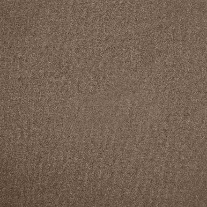 Meridian Furniture Cedra Taupe Velvet Performance Fabric Dining Chair (Set of 2)
