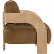 Meridian Furniture Cedra Saddle Velvet Performance Fabric Accent Chair