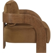 Meridian Furniture Cedra Saddle Velvet Performance Fabric Accent Chair