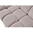 Meridian Furniture Orin Beige Velvet Performance Fabric Modular Chair