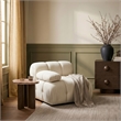 Meridian Furniture Orin Cream Velvet Performance Fabric Modular Chair