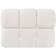 Meridian Furniture Orin Cream Velvet Performance Fabric Modular Chair
