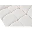 Meridian Furniture Orin Cream Velvet Performance Fabric Modular Corner Chair