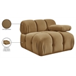 Meridian Furniture Orin Saddle Velvet Performance Fabric Modular Chair