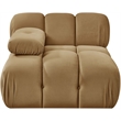Meridian Furniture Orin Saddle Velvet Performance Fabric Modular Chair