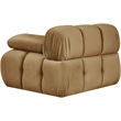 Meridian Furniture Orin Saddle Velvet Performance Fabric Modular Chair