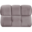 Meridian Furniture Orin Taupe Velvet Performance Fabric Modular Chair