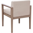 Meridian Furniture Solace Beige Performance Fabric Patio Dining Arm Chair