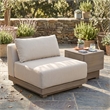 Meridian Furniture Solace Beige Performance Fabric Patio Modular Armless Chair
