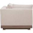 Meridian Furniture Solace Beige Performance Fabric Patio Modular Corner Chair