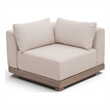 Meridian Furniture Solace Beige Performance Fabric Patio Modular Corner Chair