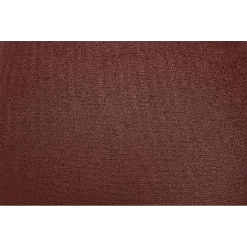 Meridian Furniture Orin Rose Velvet Performance Fabric Modular Ottoman