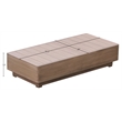 Meridian Furniture Solace Natural Acacia Wood Outdoor Patio Coffee Table