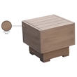 Meridian Furniture Solace Natural Acacia Wood Outdoor Patio End / Side Table