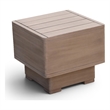 Meridian Furniture Solace Natural Acacia Wood Outdoor Patio End / Side Table