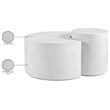 Meridian Furniture Imperia White Concrete Indoor/Outdoor Coffee Table
