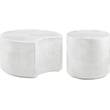Meridian Furniture Imperia White Concrete Indoor/Outdoor Coffee Table