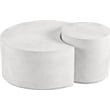 Meridian Furniture Imperia White Concrete Indoor/Outdoor Coffee Table