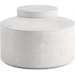Meridian Furniture Imperia White Concrete Indoor/Outdoor Coffee Table