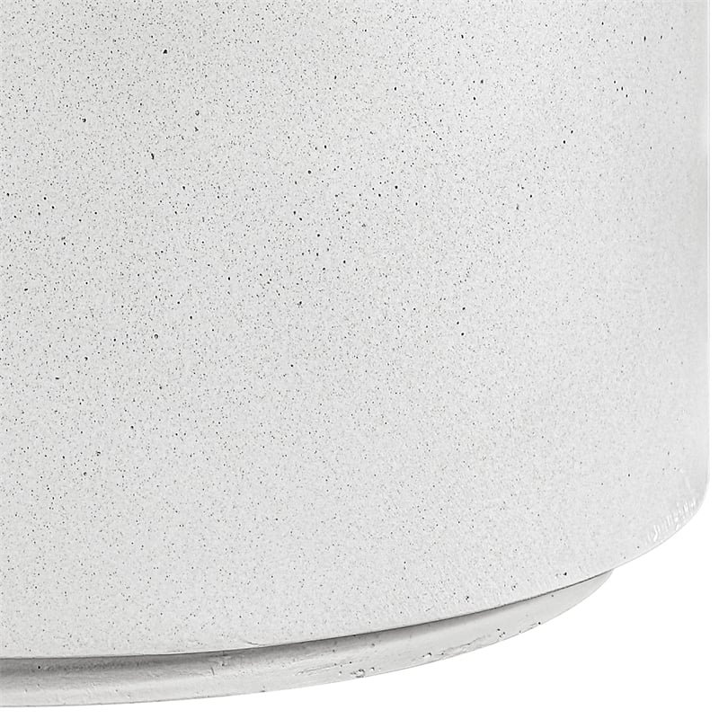 Meridian Furniture Imperia White Concrete Indoor/Outdoor Coffee Table