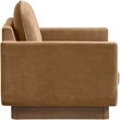 Meridian Furniture Diviento Saddle Velvet Performance Fabric Accent Chair