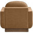 Meridian Furniture Diviento Saddle Velvet Performance Fabric Accent Chair
