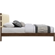 Meridian Furniture Arielle Cream Vegan Leather Upholstered Full Bed