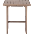 Meridian Furniture Solace Natural Acacia Wood Outdoor Patio Bar Table