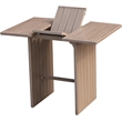 Meridian Furniture Solace Natural Acacia Wood Outdoor Patio Bar Table